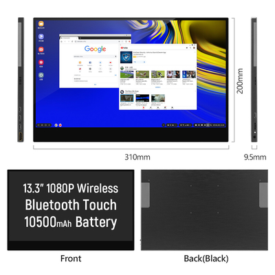 monitor senza fili del touch screen di 13.3Inch WPortable