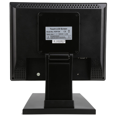 Monitor LCD a 12 pollici resistente VGA HDMI USB del touch screen di posizione DC12V