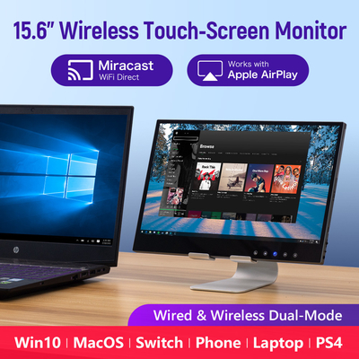 monitor del touch screen di gioco 350cd/M2/monitor portatile pc 11mm WiFi del computer portatile