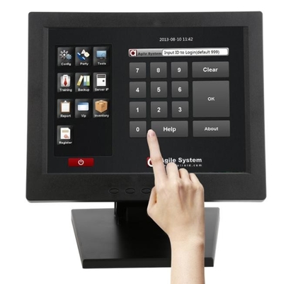 Monitor LCD a 10,4 pollici USB RS232 del touch screen di 300cd m2 facoltativo