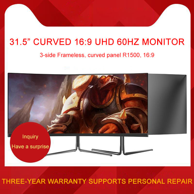 Monitor a grande schermo curvo a 30 pollici di gioco del monitor R1800 WFHD 200hz di gioco del PC