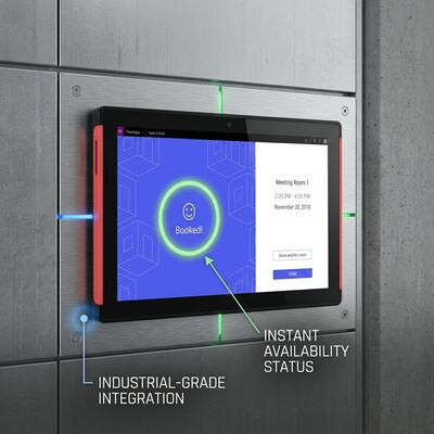 Tablet per sale riunioni da 15,6 pollici RK3566 con alimentazione POE e illuminazione a doppia faccia