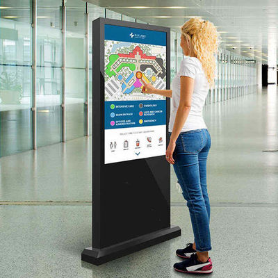 Macchina pubblicitaria interattiva multi-touch da 32 pollici con display HD 1080P/4K e supporto per Android/Win