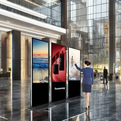 Display pubblicitario LCD verticale da 86 pollici per chioschi interni