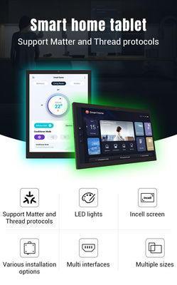 9.7 pollici RK3399 PoE Power Smart Tablet con schermo IPS per il controllo della Smart Home