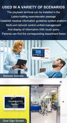 Ospedale Tablet sanitario da 15,6 pollici Android tutto in uno Tablet di livello industriale medico con telecamera a manica di chiamata