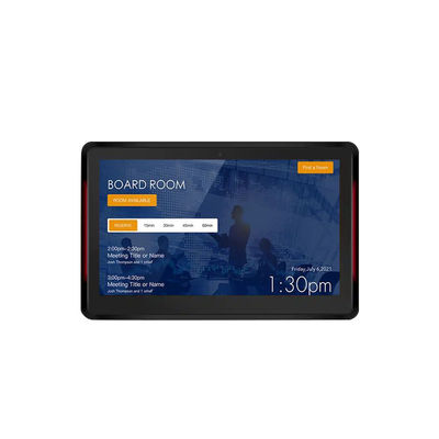10.1Inch RK3399 2+16GB Tablet per sale conferenze montato a parete NFC POE Sistema di prenotazione della sala conferenze con luce su entrambi i lati