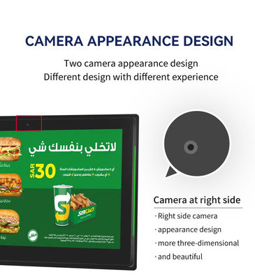 10.1Inch RK3399 2+16GB Tablet per sale conferenze montato a parete NFC POE Sistema di prenotazione della sala conferenze con luce su entrambi i lati
