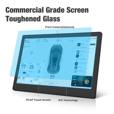 Display pubblicitario a parete da 24 pollici ad alta luminosità RK3399 POE Tablet PC Android per il commercio al dettaglio
