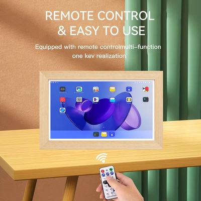 15.6Inch RK3568 4+32GB Tablet pubblicitario da parete NFC POE touchscreen Business Legno telaio Android14 Tablet