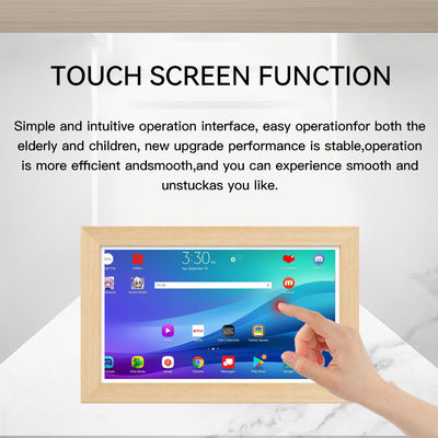 15.6Inch RK3568 4+32GB Tablet pubblicitario da parete NFC POE touchscreen Business Legno telaio Android14 Tablet