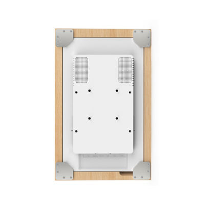 Tablet Android 13 con cornice in legno RK3588 da 21,5 pollici, POE NFC, PC tablet da parete per uso pubblicitario