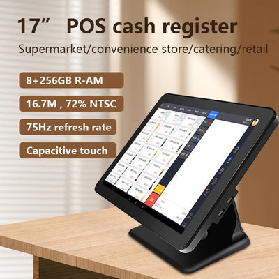 Nuovo design 17Inch N5095 CPU POS Machine 8+256GB Grande memoria Win10 Retail Cash Register POS Terminal