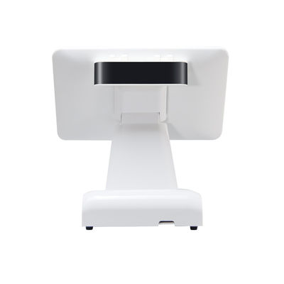 Macchina POS da tavolo da 15 pollici N2840 Terminale POS per ristoranti 2+32GB Sistema POS All-in-One con display cliente