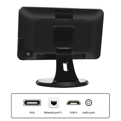 Terminale POS da tavolo con touchscreen da 15,6 pollici N2840 2+32GB Registratore di cassa per la vendita al dettaglio con scanner