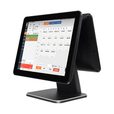 15.6 pollici Touch Screen POS System Win7/10 Stampa terminale di pagamento Desktop Registro elettronico di cassa con stampante