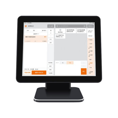 15.6 Inch Touch Screen POS Registratore di cassa Win7/10 Compatibile ricevuta Stampa Hotel Banca Self-Service Chiosco Scanner di codice Pagamento