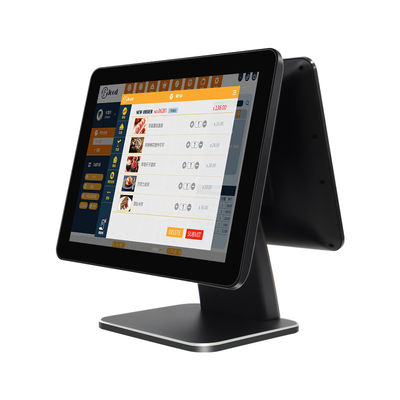15.6 Inch Touch Screen POS Registratore di cassa Win7/10 Compatibile ricevuta Stampa Hotel Banca Self-Service Chiosco Scanner di codice Pagamento