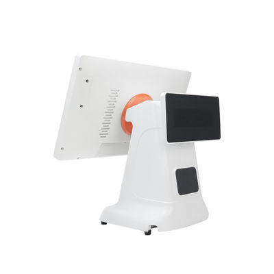 Registratore di cassa POS Windows, design semplice in plastica e schermo duale da 15,6 pollici All-in-One per Windows