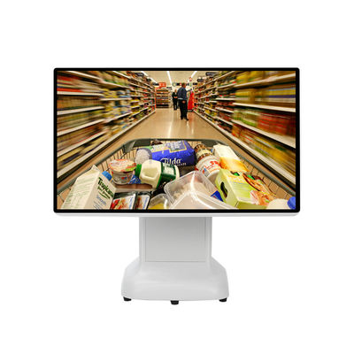 Registratore di cassa POS Windows, design semplice in plastica e schermo duale da 15,6 pollici All-in-One per Windows