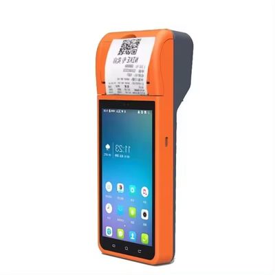 Stampante monocromatica con display da 5,5 pollici, Android 8.1, terminale POS PDA per la gestione semplificata degli ordini nei ristoranti