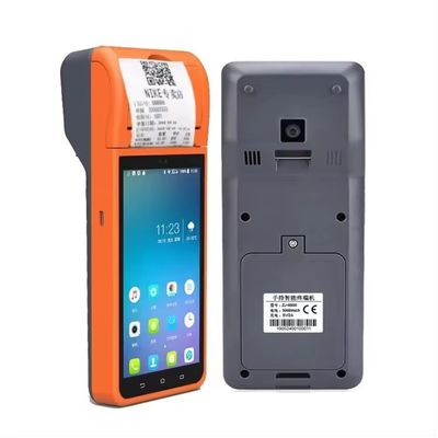Sistema POS Android portatile da 5,5" Registratore di cassa Touch Screen Mobile POS Terminal WiFi USB NFC Pagamento per la vendita al dettaglio Blu