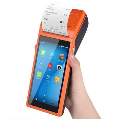 Sistema operativo Android 8.1 5.5 Inch NFC Pos Systems Macchina di cassa portatile con stampante di ricevute termiche da 58 mm