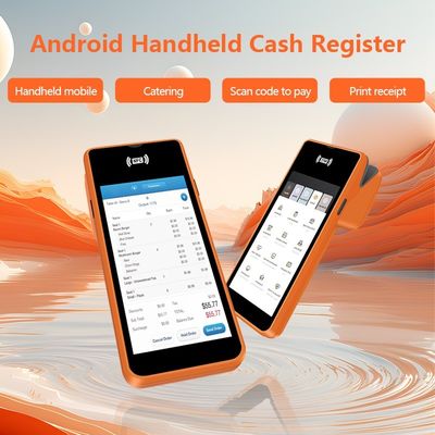 Macchina POS mobile con sistema Android da 5,45 pollici Terminale cassa intelligente portatile con stampante Tipo di uscita monocromatico e Wifi