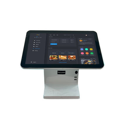 Ristorante Ordinazione Macchina POS Android con 15.6 pollici doppio schermo e Intel Celeron J1900 CPU