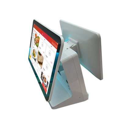 Ristorante Ordinazione Macchina POS Android con 15.6 pollici doppio schermo e Intel Celeron J1900 CPU