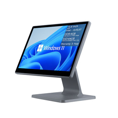 Memoria DDR3 da 4 GB Terminale POS da 15,6 pollici per ristoranti, sistema POS touch all-in-one, sistemi POS Win