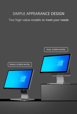 Memoria DDR3 da 4 GB Terminale POS da 15,6 pollici per ristoranti, sistema POS touch all-in-one, sistemi POS Windows
