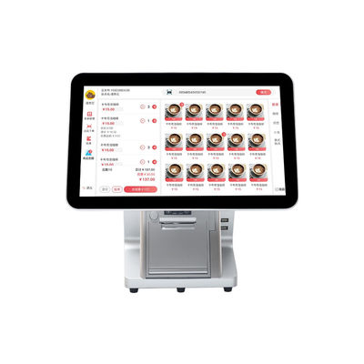 15.6' 14' Dual Screen Android Systems POS Machine con cassetto per il pagamento in contanti e terminal POS Smart Software All-in-One Touch