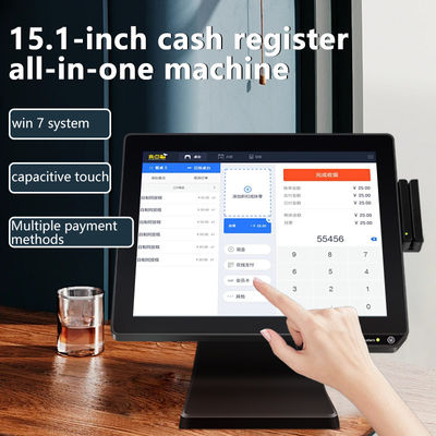 Registratore di cassa POS con touchscreen da 15,1/15,6 pollici per pagamenti NFC per negozi e ristoranti