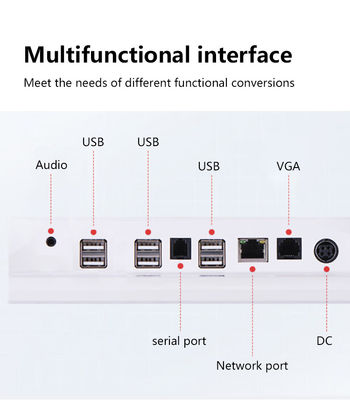 Registratore di cassa POS con touchscreen da 15,1/15,6 pollici per pagamenti NFC per negozi e ristoranti