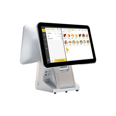 15.6' 14' Dual Screen Android Systems POS Machine con cassetto per il pagamento in contanti e terminal POS Smart Software All-in-One Touch