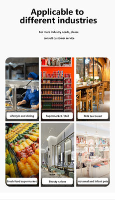 Registratore di cassa POS con touchscreen da 15,1/15,6 pollici per pagamenti NFC per negozi e ristoranti