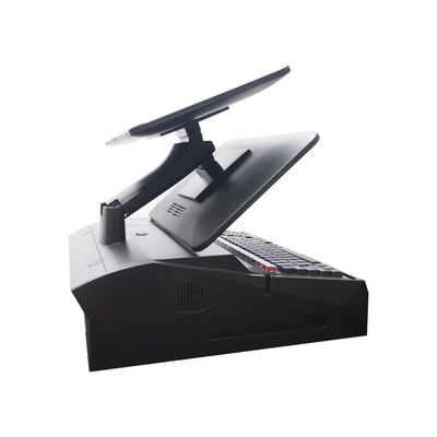 Sistema POS All-in-One Touchscreen a doppio schermo da 15,6 pollici con cassetto contanti e stampante da 58 mm integrata 2GB RAM Supermercato