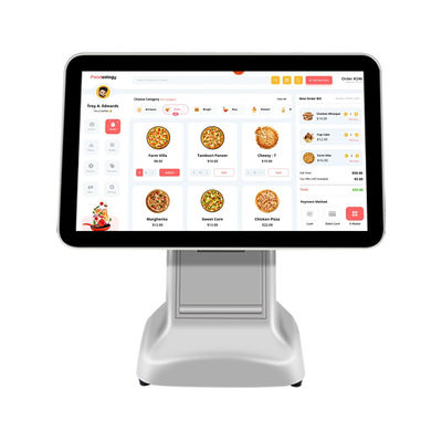 Sistema terminale POS All in One Core White con interfaccia USB3.0, scanner, registratore di cassa, stampante da 80mm e LCD da 15,6 pollici