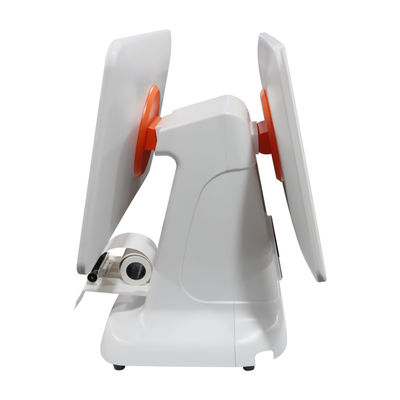 Sistema terminale POS All in One Core White con interfaccia USB3.0, scanner, registratore di cassa, stampante da 80mm e LCD da 15,6 pollici