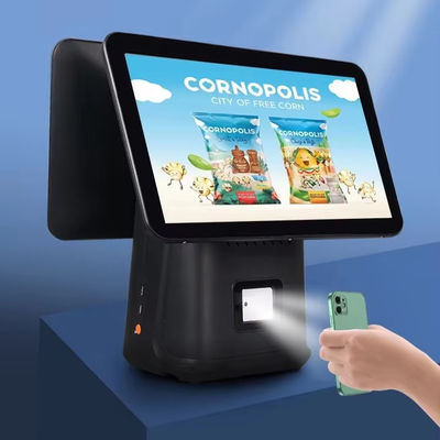 Macchina POS al dettaglio da 15,6 pollici Terminale POS Android con scanner e stampante 4GB di memoria DDR4 64GB di capacità del disco rigido