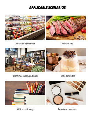 Sistema POS avanzato a schermo sensoriale da 15,6 pollici con visualizzazione del software del cliente