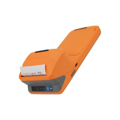 Macchina POS portatile palmare da 5,45 pollici Terminale di pagamento mobile NFC Smart Orange Pos System con stampante e fotocamera