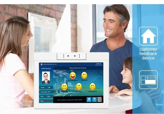 tablet Android a forma di L da 10,1 pollici per PC, WiFi, NFC, touchscreen, quad core, smart office, chiosco self-service, uso aziendale