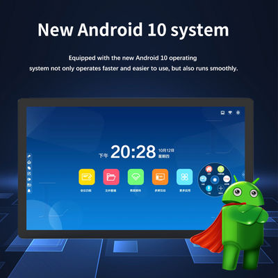 Display commerciale da parete da 32 pollici per segnaletica digitale, chiosco aziendale con schermo touch NFC POE per tablet PC Android