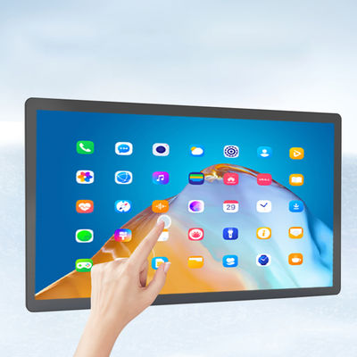 Display commerciale da parete da 32 pollici per segnaletica digitale, chiosco aziendale con schermo touch NFC POE per tablet PC Android