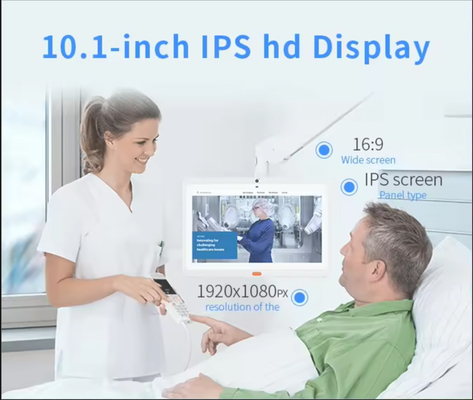 Montaggio a parete 10,1 pollici tablet android pc assistenza medica wifi POE 4G LTE Camera maniglia chiamata Infermiera Call System per ospedale Clinica