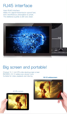 Display per poster commerciale da parete da 10,1 pollici, segnaletica digitale, tablet PC Android, POE, NFC, fotocamera, touchscreen per centri commerciali