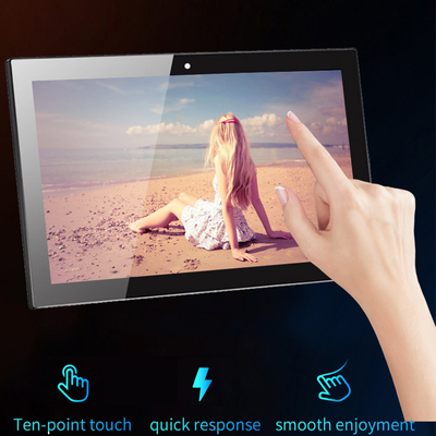 Display pubblicitario per videowall LCD da 23,6 pollici, segnaletica digitale, Rockchip quad core, POE, NFC, 4 GB, 32 GB, touchscreen per negozi al dettaglio