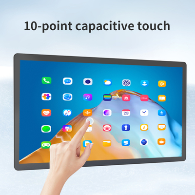 Ultra-sottile display pubblicitario commerciale da 32 pollici con segnaletica digitale con schermo tattile Rockchip quad core tablet Android PC POE NFC WIFI